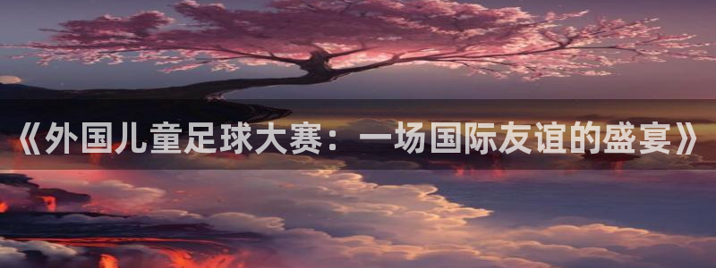  《外国儿童足球大赛：一场国际友谊的盛宴》
